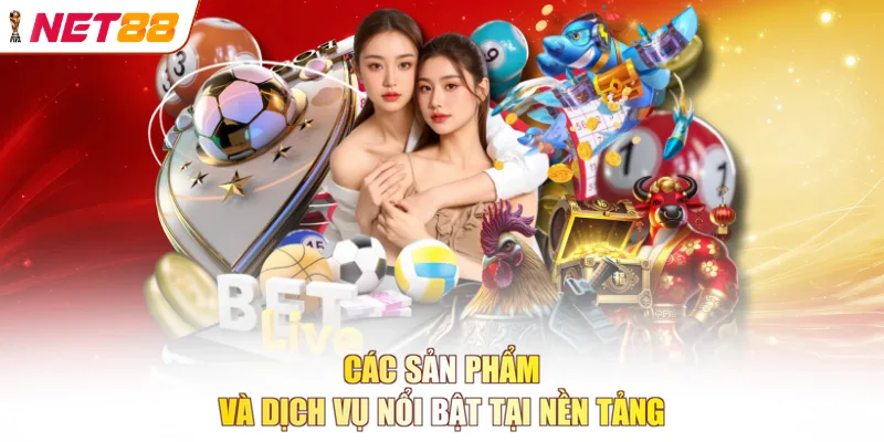 Các sản phẩm và dịch vụ nổi bật tại nền tảng
