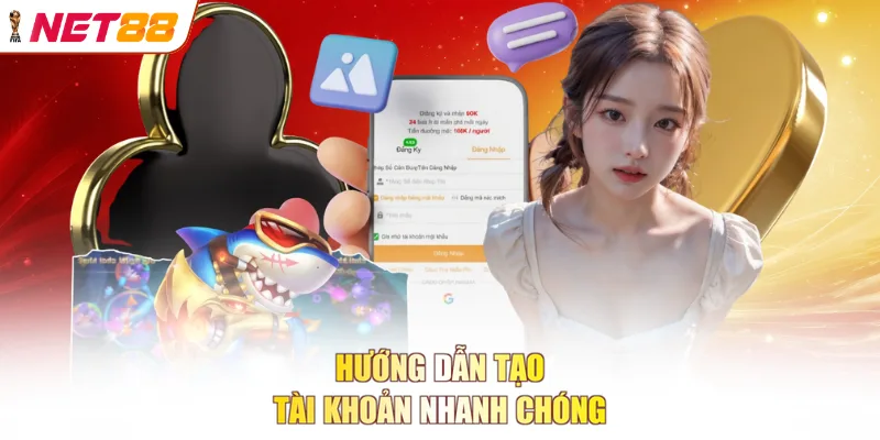 Hướng dẫn tạo tài khoản nhanh chóng