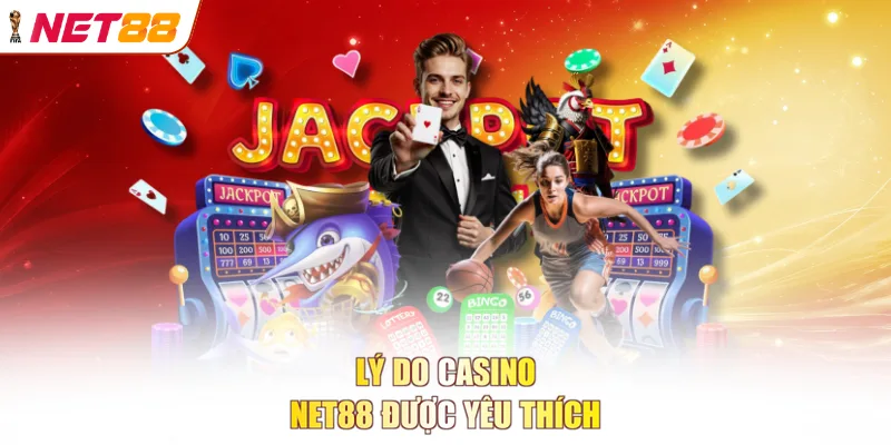 Vì sao sảnh casino NET88 thu hút hàng triệu thành viên?Giữa thị trường cá cược cạnh tranh khốc liệt, sảnh cược vẫn khẳng định được vị thế vững chắc của mình. Sân chơi này trở thành sự lựa chọn ưu tiên của đông đảo bet thủ nhờ sở hữu nhiều ưu điểm vượt trội: Lý do casino NET88 được yêu thích